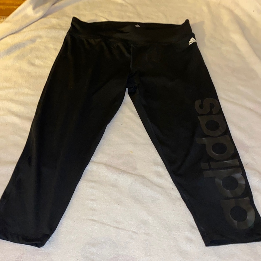 ADIDAS BLACK LEGGING - Picture 2 of 7